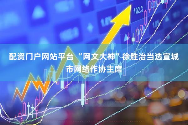 配资门户网站平台 “网文大神”徐胜治当选宣城市网络作协主席